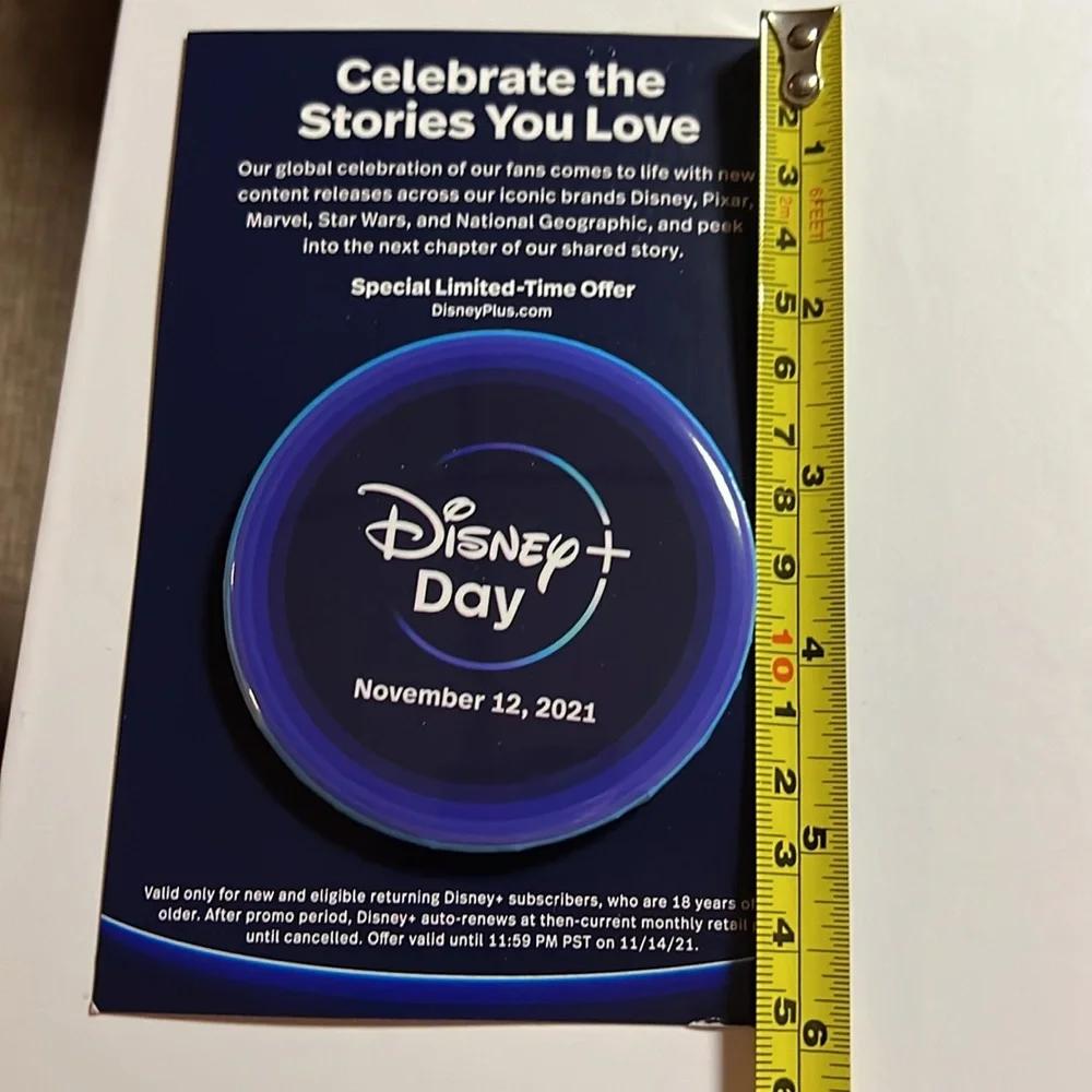 4 Disney+ day commemorative collective pin & map from Disney’s Hollywood Studios